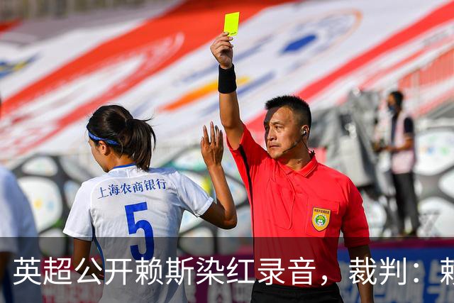 英超公开赖斯染红录音，裁判：赖斯你让我很难做