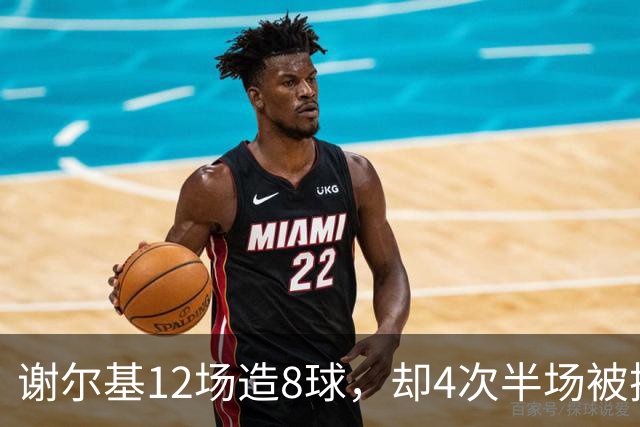 谢尔基12场造8球，却4次半场被换下
